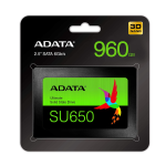 ADATA SU650 960GB - SOLID STATE DRIVE, READ UP TO 520 MB/s & WRITE UP TO 450 MB/s, SATA III, 2.5"