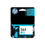 ORIGINAL HP 564 CYAN INK CARTRIDGE