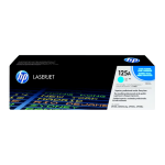ORIGINAL HP 125A CYAN LASERJET TONER CARTRIDGE