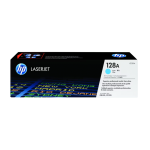 ORIGINAL HP 128A CYAN LASERJET CYAN TONER CARTRIDGE