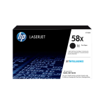 HP 58X BLACK HIGH YIELD TONER CARTRIDGE
