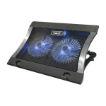 HAVIT HV-F2030 - LAPTOP COOLER UP TO 17", 1X BLUE LED FAN, 2X USB